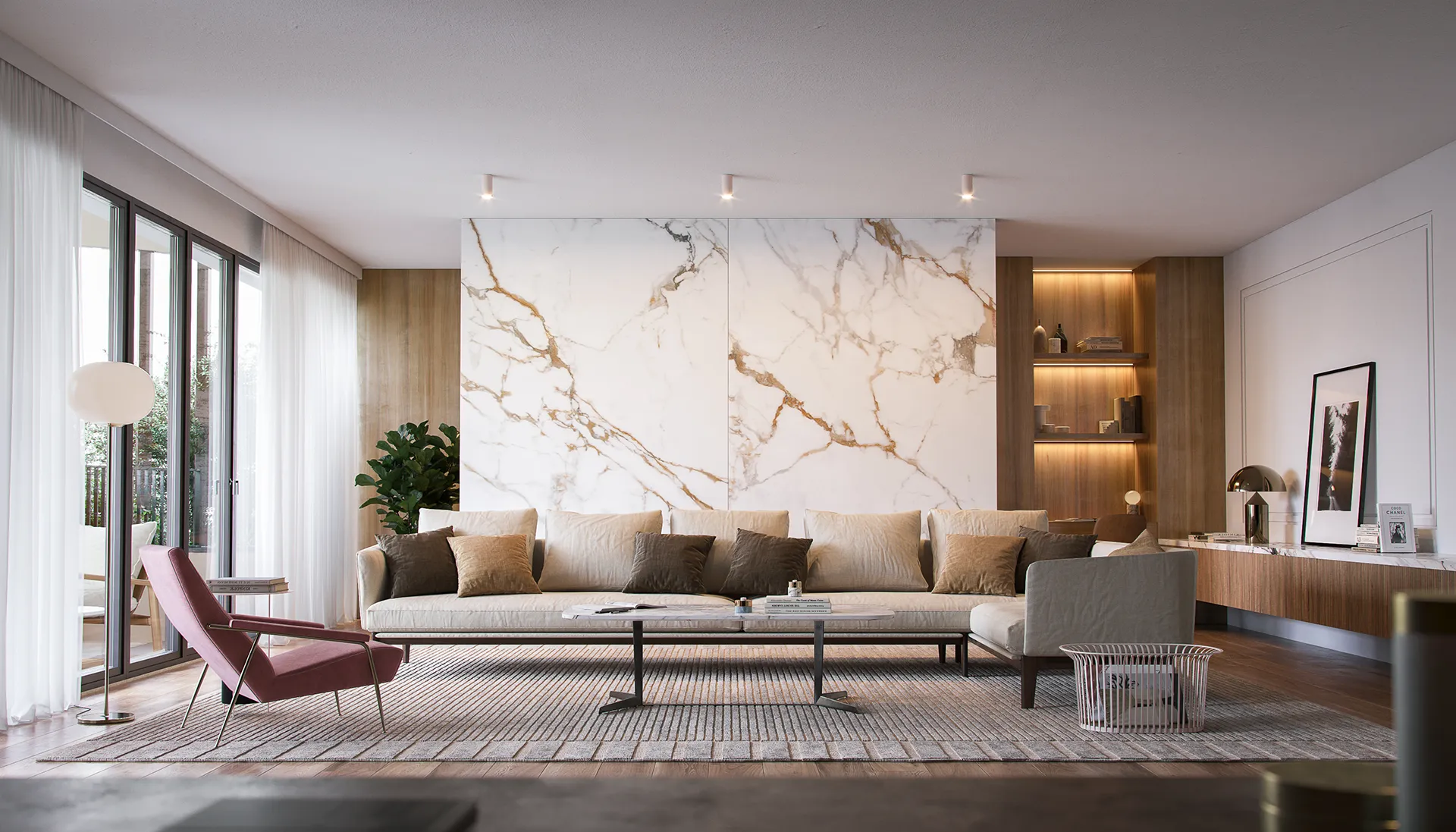 salone marmo roma foro living